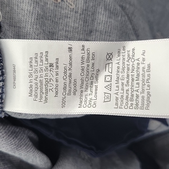 Madewell Paperbag Button-Front Mini Skirt Baby Corduroy Deep Indigo size S NH131 - Picture 9 of 12